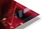 deep red velour background 4 HD Metal print
