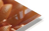 a textured orange surface HD Metal print