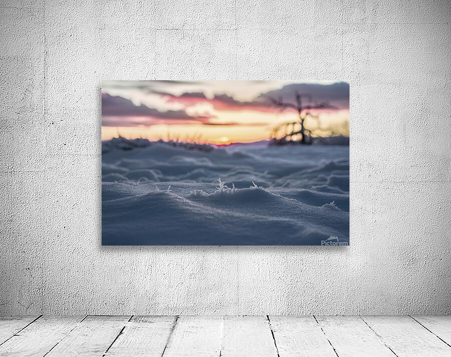 winter landscape abstract background 1 Wall Preview
