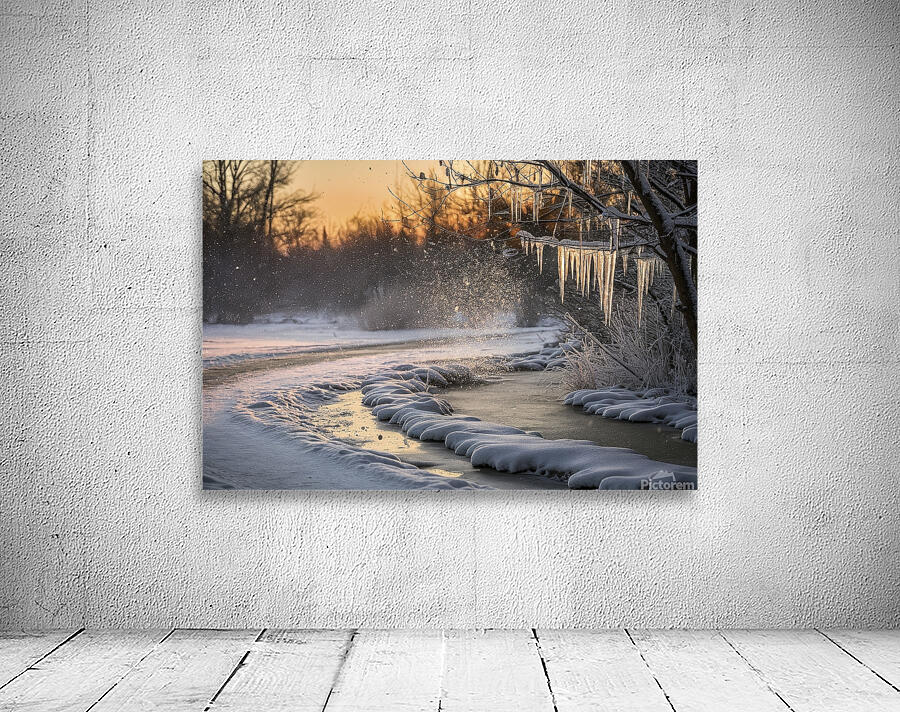 winter landscape abstract background 2 Wall Preview