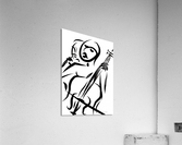 cello and flute Acrylic Print