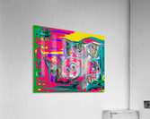 pop rhino Acrylic Print