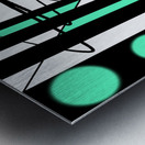 geometrix art deco Metal print