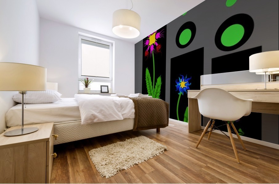 flowers  Mural print