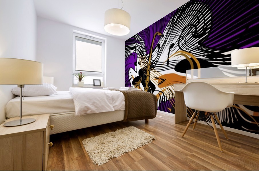 jazz vibes Mural print