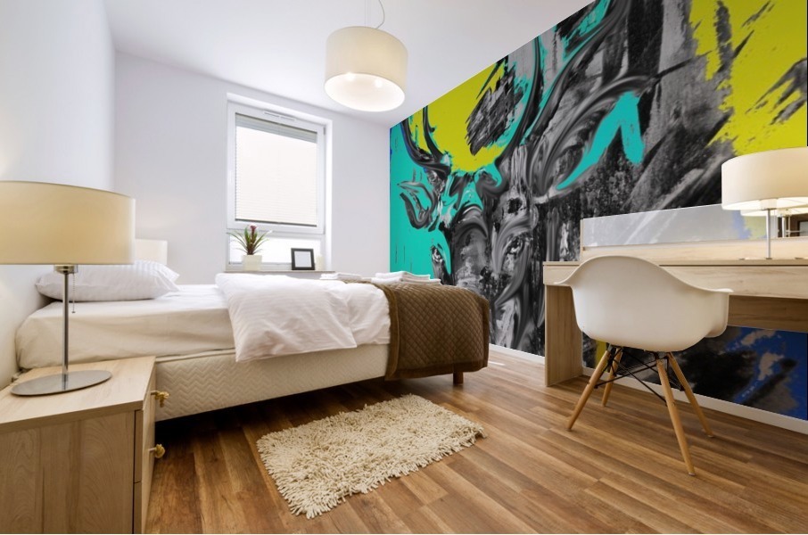 reindeer2 Mural print