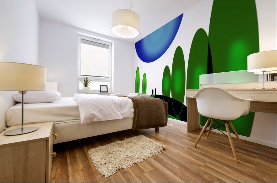 abstract landscape Mural print