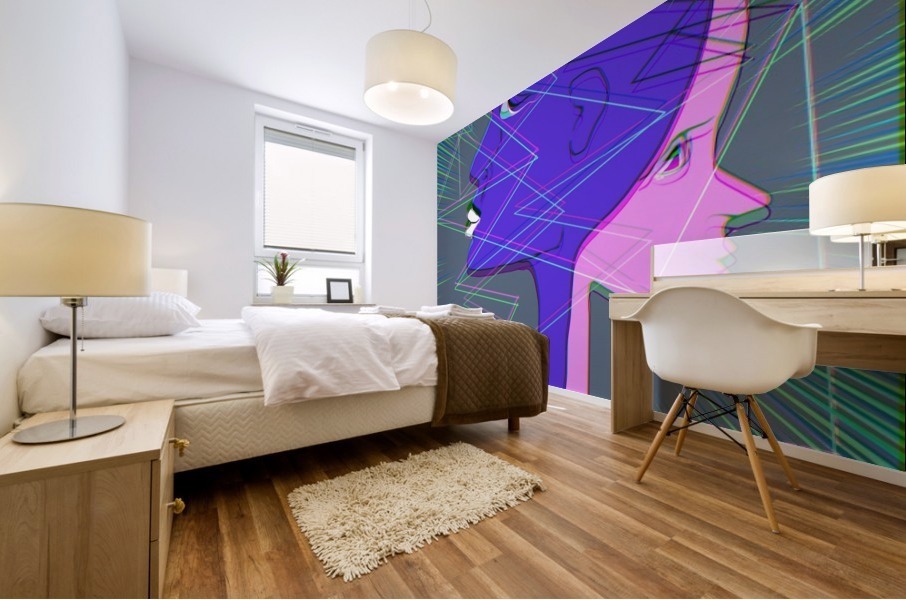 gender relations Mural print