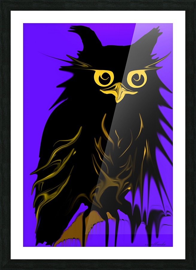 owl Picture Frame print
