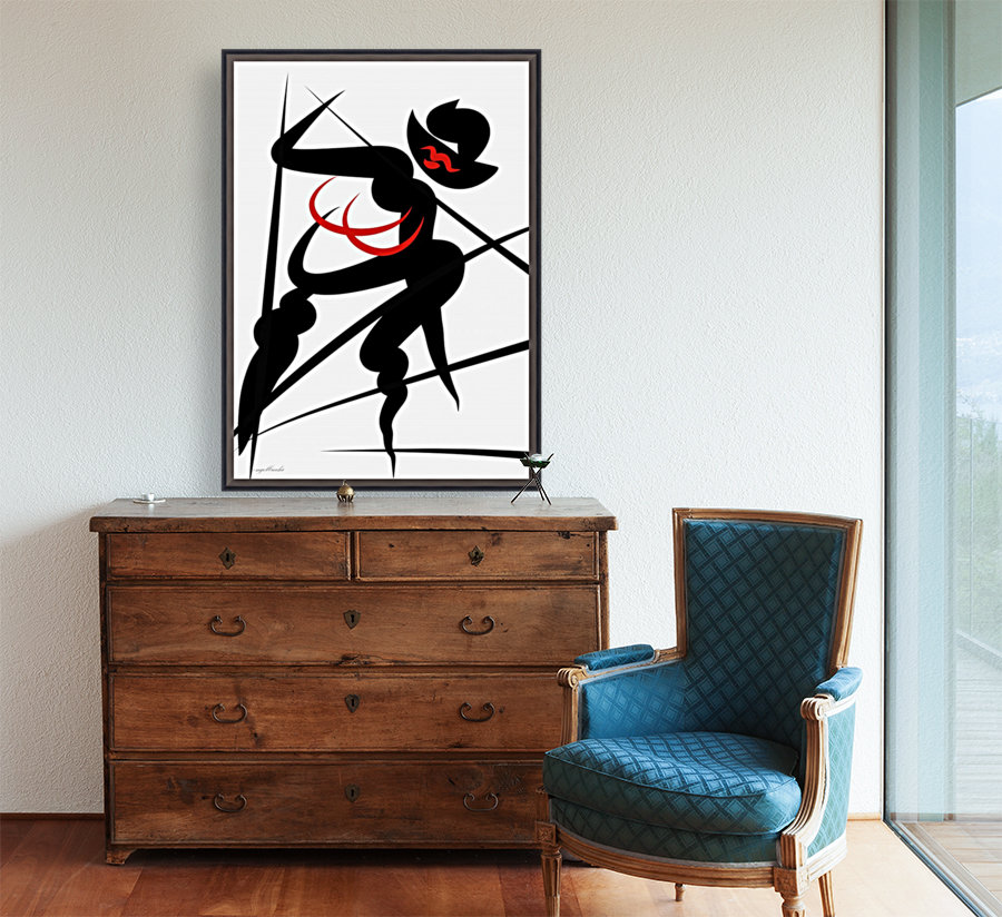 one crazy lady Reproduction