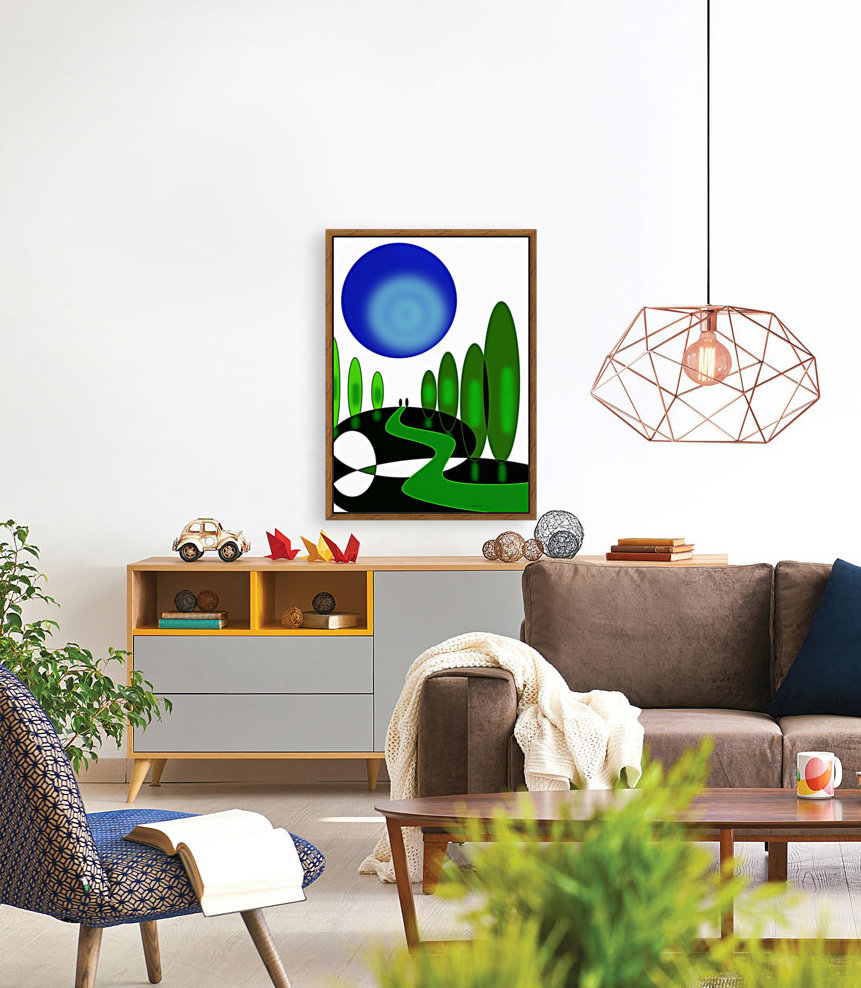 abstract landscape Reproduction