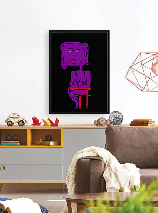 lady on chair by irma engelbrecht