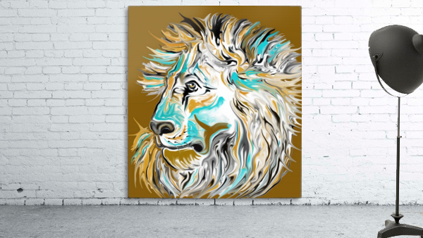 african lion Wall Preview