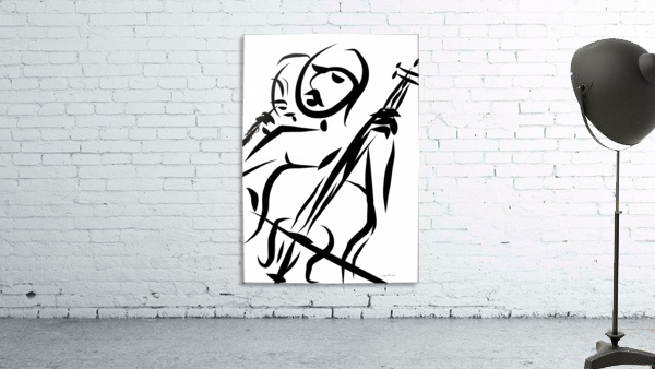cello and flute Wall Preview