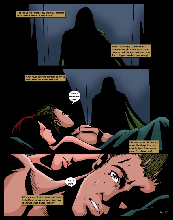 Death Ive Been Waiting for You 1 of 2 Original Art from A Daughter of Kings the Ruin Mist Graphic Novel Limited Edition Celebrating The Tragic Love Story from the Books by Robert Stanek Digital Download