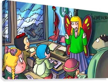 Classroom - Bugville Critters Canvas Print
