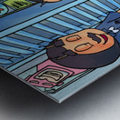 Baseball dreams - Bugville Critters Metal print