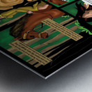 He Tells Her of the Dark Times That Come 2x1 Complete Original Art from A Daughter of Kings the Ruin Mist Graphic Novel Limited Edition Celebrating The Tragic Love Story from the Books by Robert Stanek Metal print