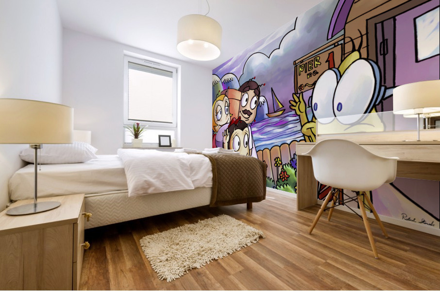 A Dream of Summer - Hello My Friend - Bugville Critters Mural print