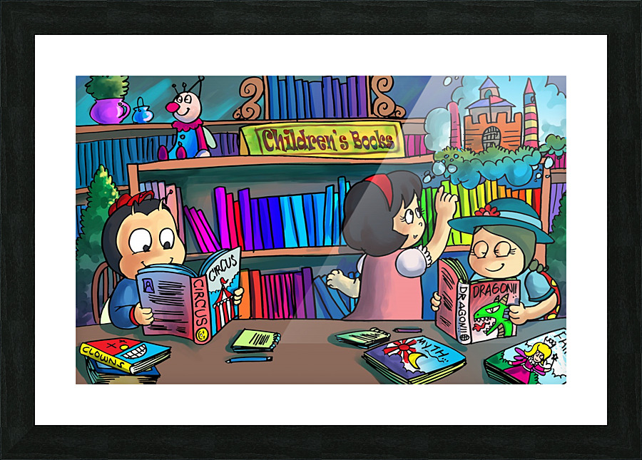 Library - Bugville Critters Picture Frame print