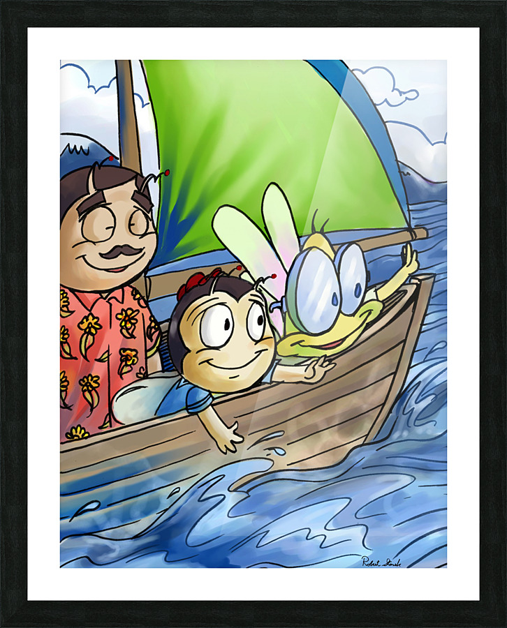 Sail Away with Us Picture Frame print