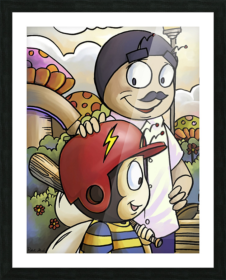 Time for Baseball Picture Frame print