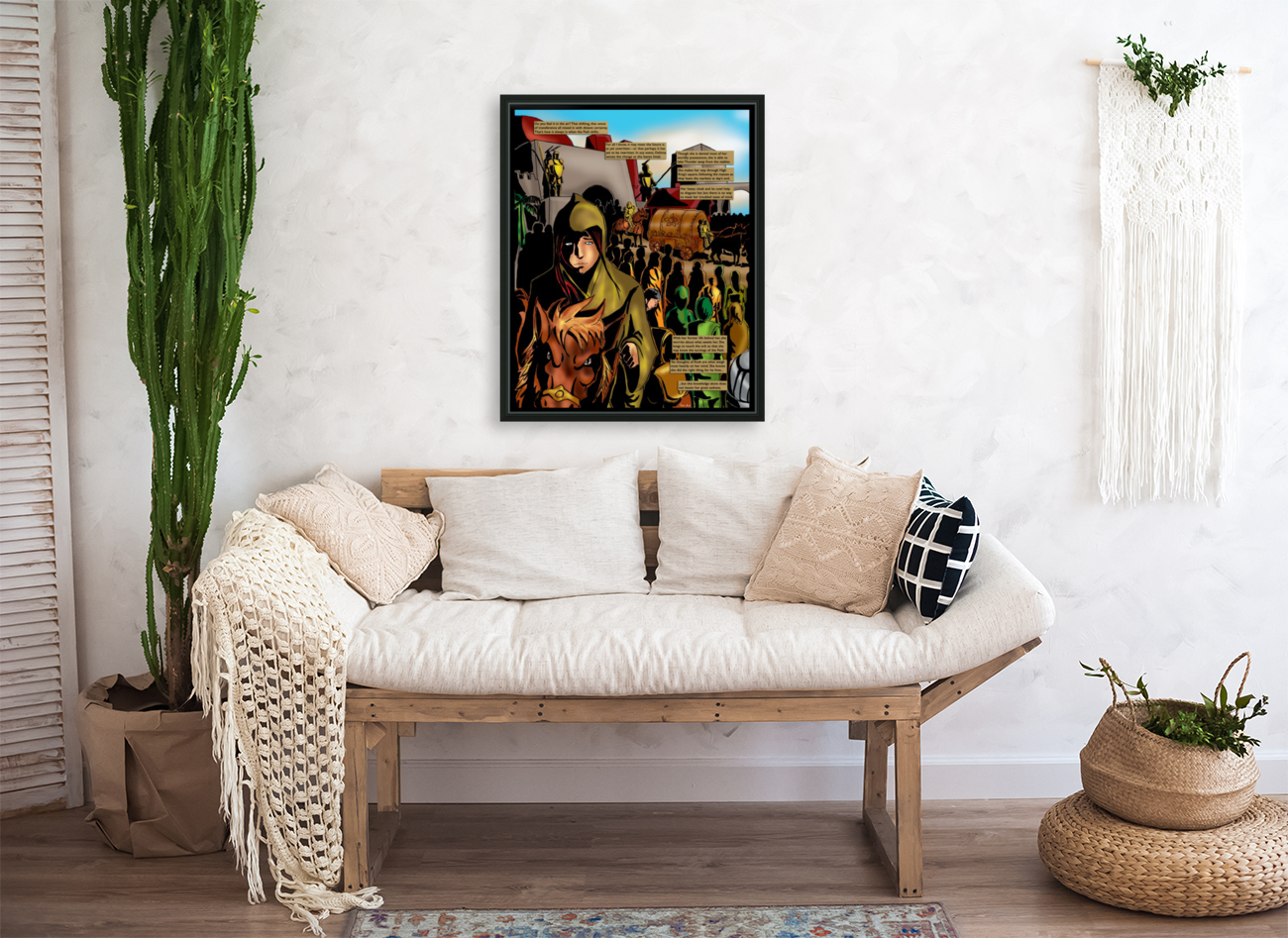 Feelings of loneliness despair and isolation begin to overwhelm her 1 of 2 Original Art from A Daughter of Kings the Ruin Mist Graphic Novel Limited Edition Celebrating The Tragic Love Story from the Books Reproduction