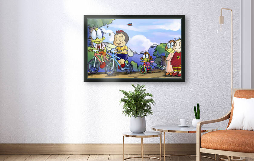 A Dream of Summer - Bikes - Bugville Critters by Robert Stanek