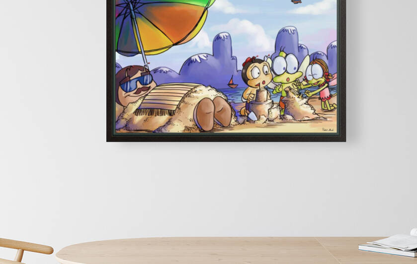 A Dream of Summer - Day at Beach - Bugville Critters by Robert Stanek