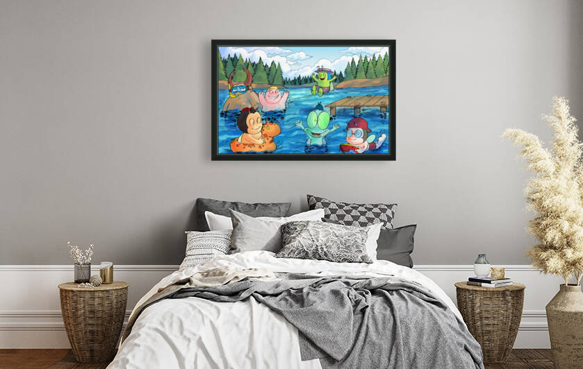 Summer Camp - at the lake - Bugville Critters by Robert Stanek