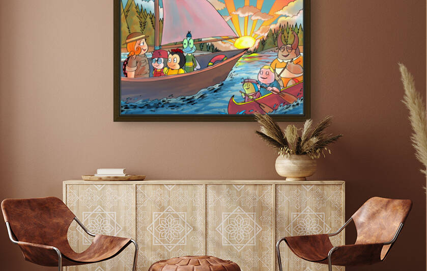 Summer Camp - Sailing - Bugville Critters by Robert Stanek