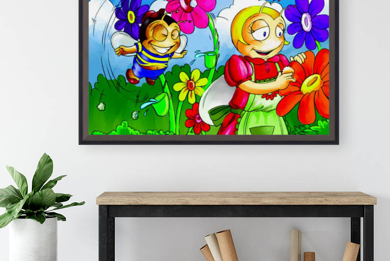 Mother Bee at Work - Bugville Critters by Robert Stanek