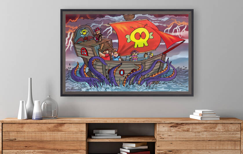 Sea Monster and the Pirate Ship - Bugville Critters by Robert Stanek