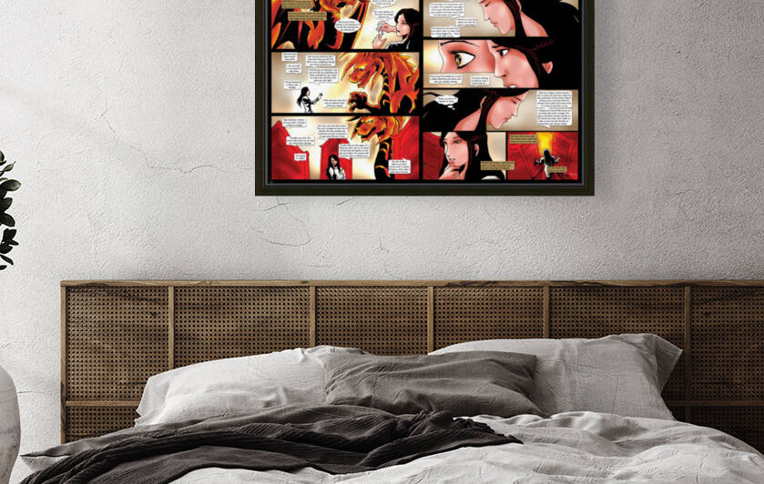 Her Human Heart Makes the Choice 2x1 Complete Original Art from A Daughter of Kings the Ruin Mist Graphic Novel Limited Edition Celebrating The Tragic Love Story from the Books by Robert Stanek by Robert Stanek