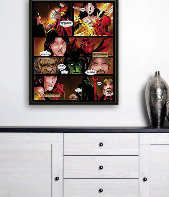 Serve Now or All Will Be Undone 2 of 2 Original Art from A Daughter of Kings the Ruin Mist Graphic Novel Limited Edition Celebrating The Tragic Love Story from the Books by Robert Stanek by Robert Stanek