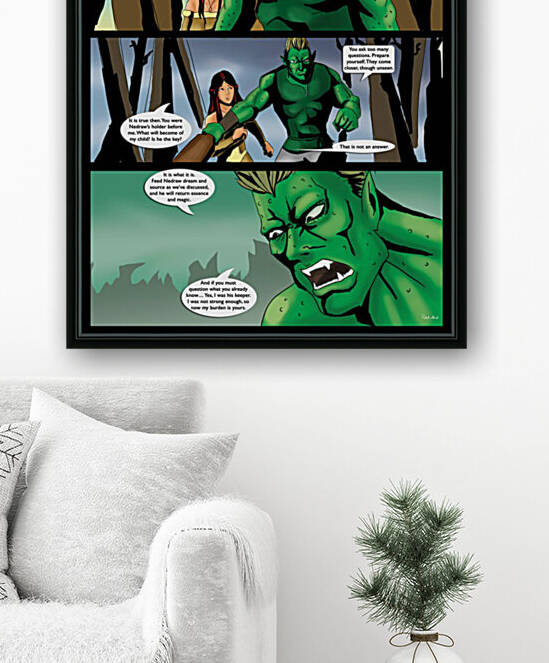 Lets See Then How Well You Listened 1 of 2 Complete Original Art from A Daughter of Kings the Ruin Mist Graphic Novel Limited Edition Celebrating The Tragic Love Story from the Books by Robert Stanek by Robert Stanek