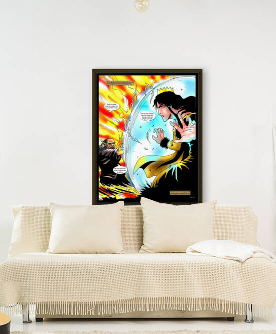 Notice Instead the Magical Field that Envelops the Queen 1 of 2 Original Art from A Daughter of Kings the Ruin Mist Graphic Novel Limited Edition Celebrating The Tragic Love Story from the Books by Robert Stanek