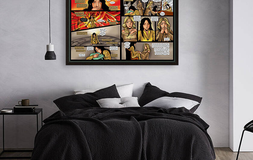 How Her Blood Must Race 2x1 Complete Original Art from A Daughter of Kings the Ruin Mist Graphic Novel Limited Edition Celebrating The Tragic Love Story from the Books by Robert Stanek by Robert Stanek