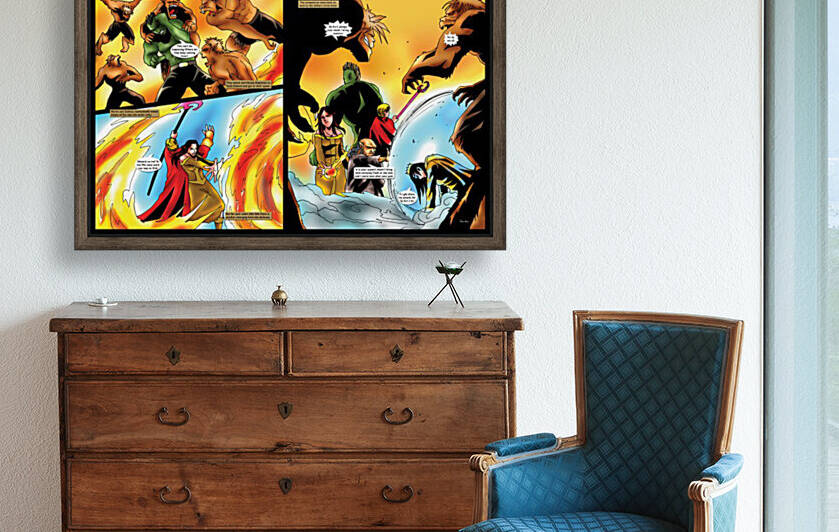 The Companions Meet Back to Back 2x1 Complete Original Art from A Daughter of Kings the Ruin Mist Graphic Novel Limited Edition Celebrating The Tragic Love Story from the Books by Robert Stanek by Robert Stanek