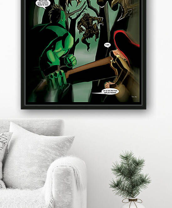 Lets See Then How Well You Listened 2 of 2 Complete Original Art from A Daughter of Kings the Ruin Mist Graphic Novel Limited Edition Celebrating The Tragic Love Story from the Books by Robert Stanek by Robert Stanek