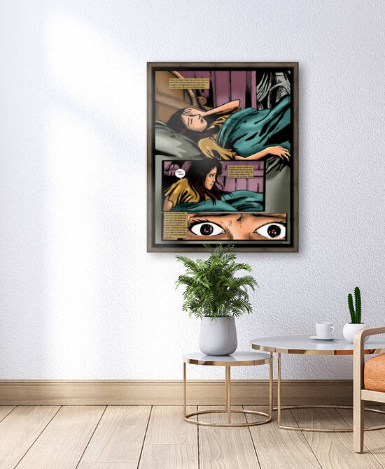 The Watcher Returns 1 of 2 Original Art from A Daughter of Kings the Ruin Mist Graphic Novel Limited Edition Celebrating The Tragic Love Story from the Books by Robert Stanek by Robert Stanek