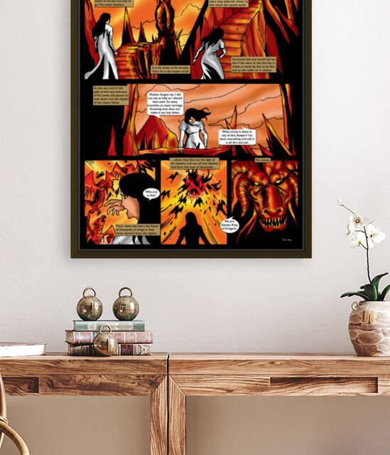 We are the King of Dragons 2 of 2 Original Art from A Daughter of Kings the Ruin Mist Graphic Novel Limited Edition Celebrating The Tragic Love Story from the Books by Robert Stanek by Robert Stanek