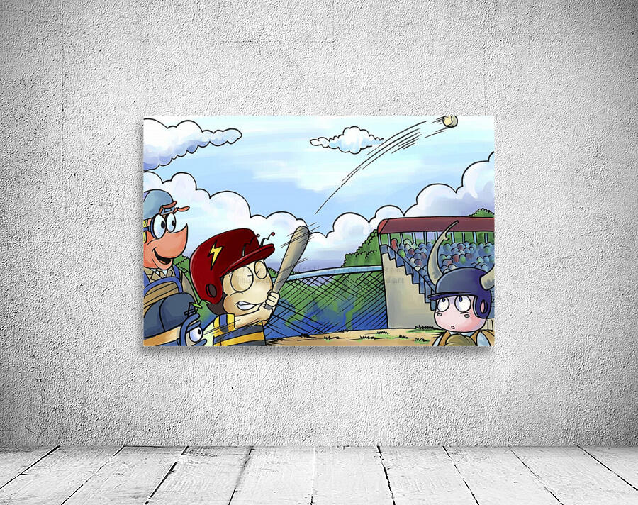 Play Ball - Home Run Swing - Bugville Critters Wall Preview