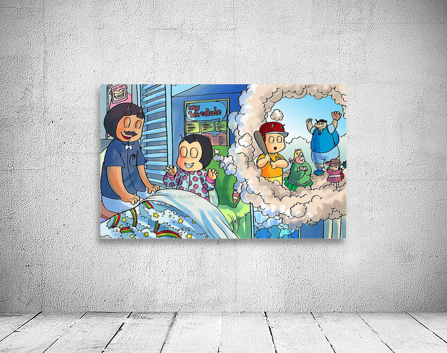 Baseball dreams - Bugville Critters Wall Preview