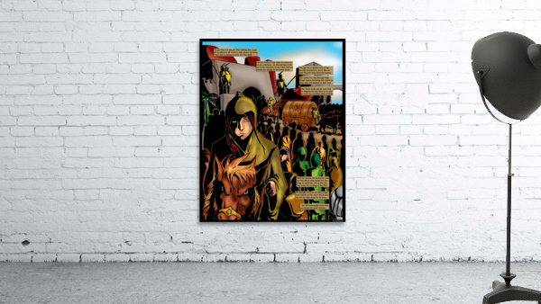 Feelings of loneliness despair and isolation begin to overwhelm her 1 of 2 Original Art from A Daughter of Kings the Ruin Mist Graphic Novel Limited Edition Celebrating The Tragic Love Story from the Books Wall Preview