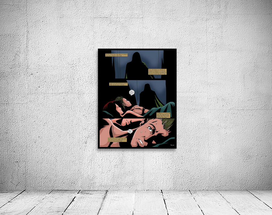 Death Ive Been Waiting for You 1 of 2 Original Art from A Daughter of Kings the Ruin Mist Graphic Novel Limited Edition Celebrating The Tragic Love Story from the Books by Robert Stanek Wall Preview