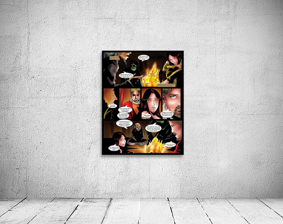 Serve Now or All Will Be Undone 1 of 2 Original Art from A Daughter of Kings the Ruin Mist Graphic Novel Limited Edition Celebrating The Tragic Love Story from the Books by Robert Stanek Wall Preview