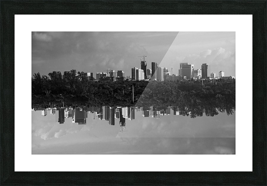MIAMIS ILLUSION Picture Frame print