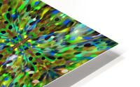 Green Energetic Pattern I HD Metal print