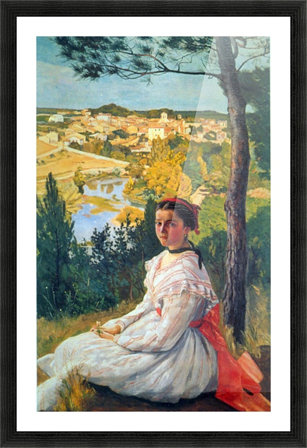 Castelnau Le Lez Picture Frame print